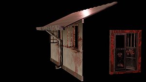 Gothic Ambiance Mega Bundle Walls Roof Cursed Door 3D Models