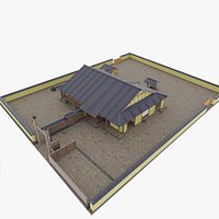 Actual samurai house in 18C Japan