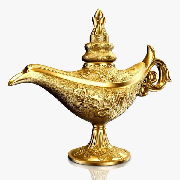 Estátua Lâmpada Mágica Alladin - Loja Virtual de Produtos em Cerâmica:  Utilitários, Decoração e Presentes