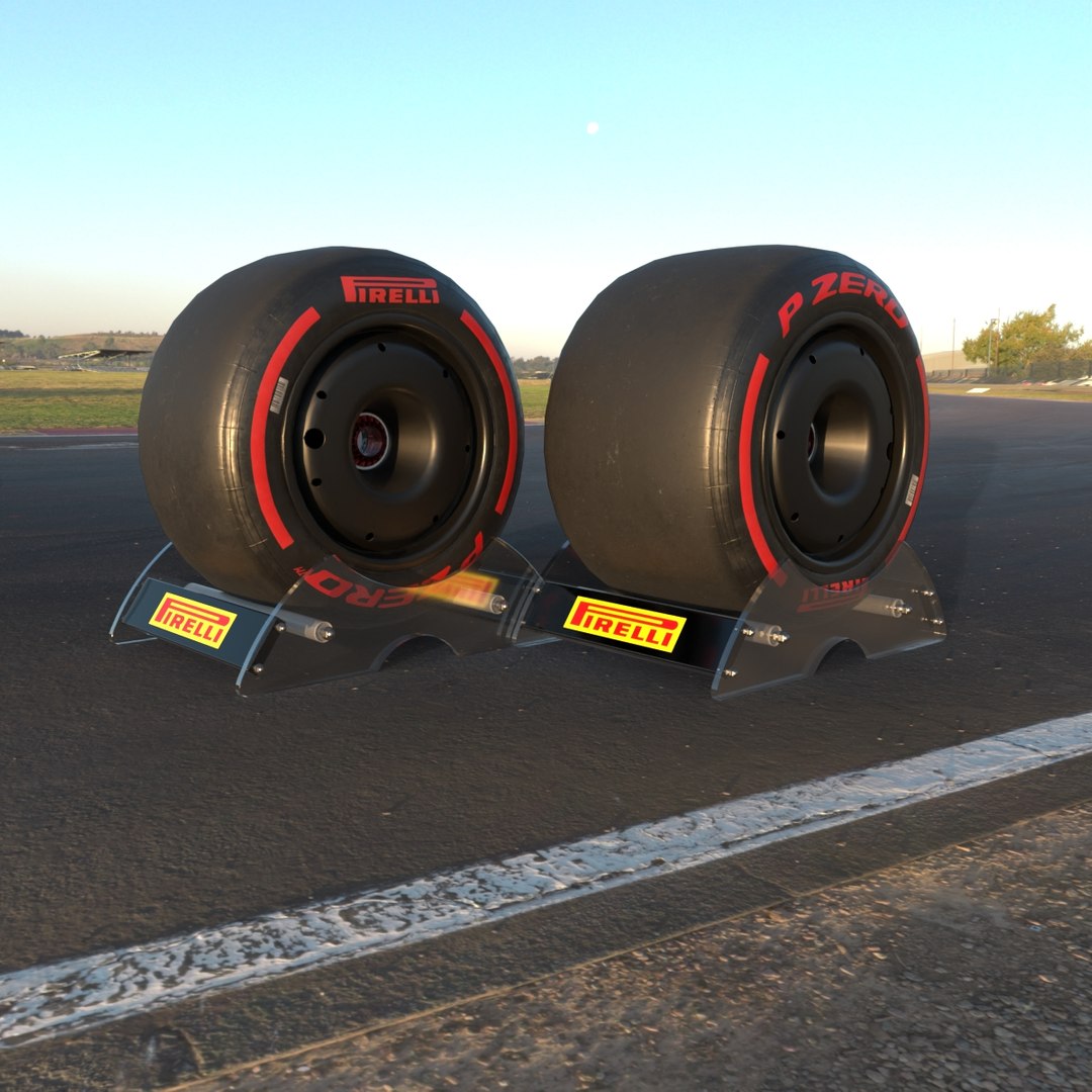 3D F1 2024 Wheels Pack - TurboSquid 2291360