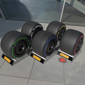 3D F1 2024  Wheels Pack