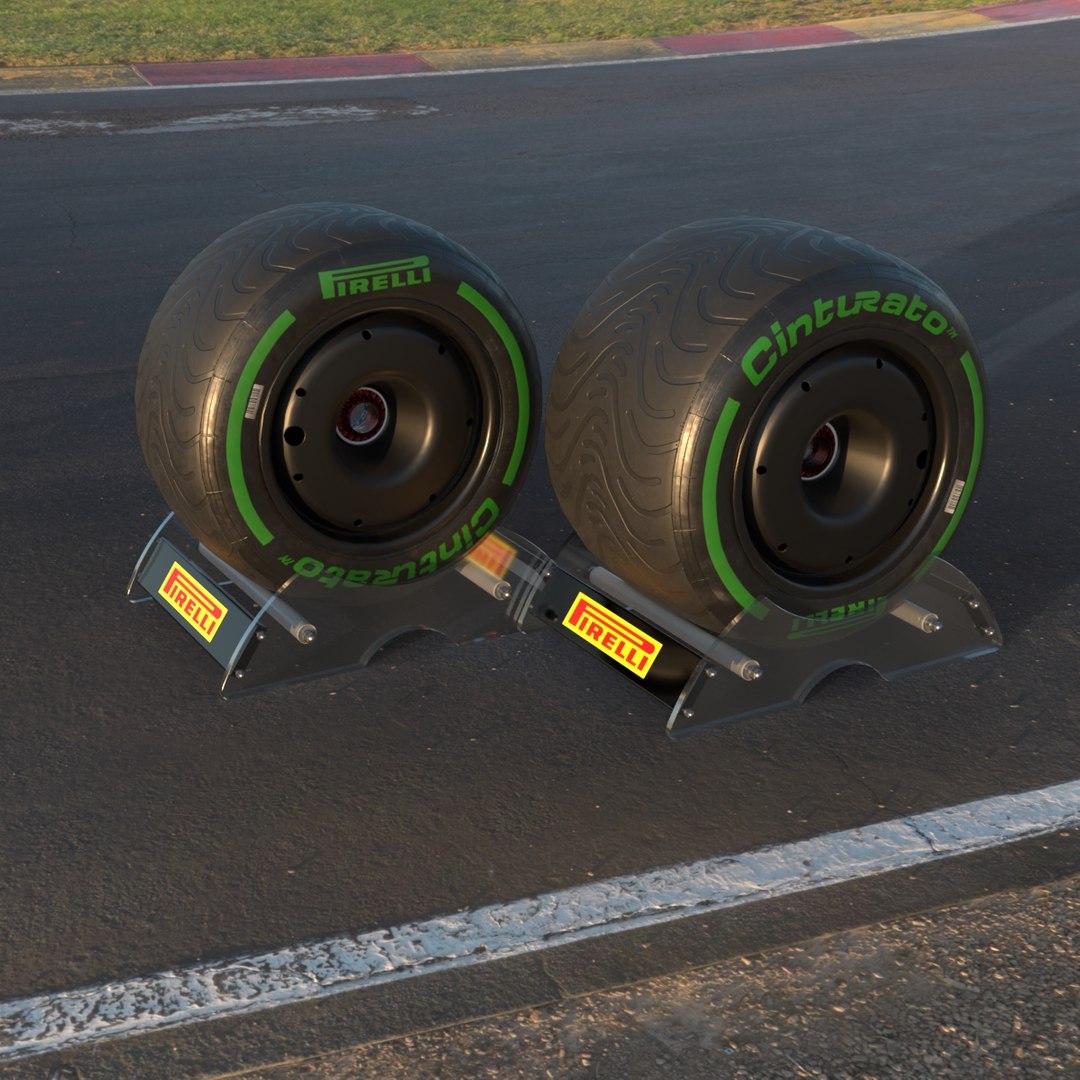 3D F1 2024 Wheels Pack - TurboSquid 2291360