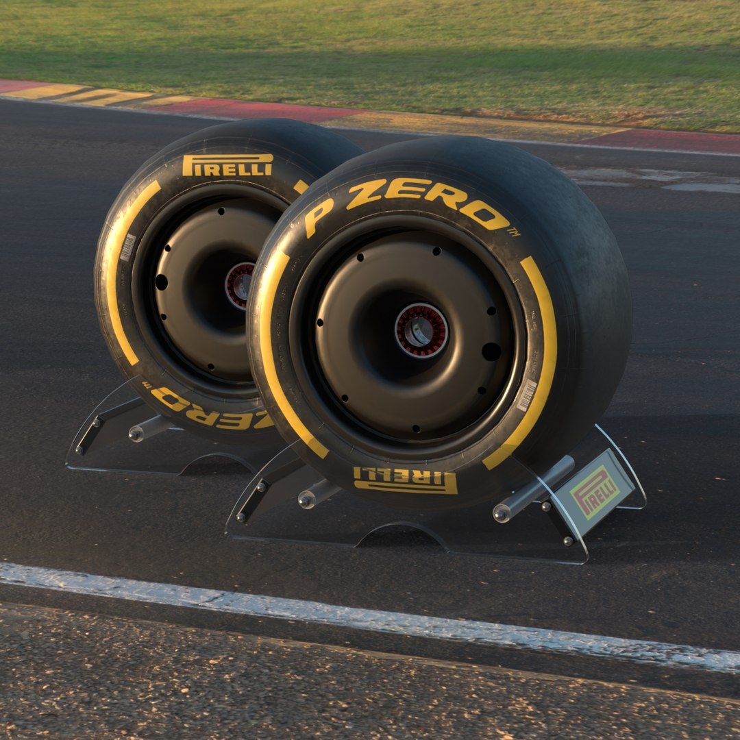 3D F1 2024 Wheels Pack - TurboSquid 2291360