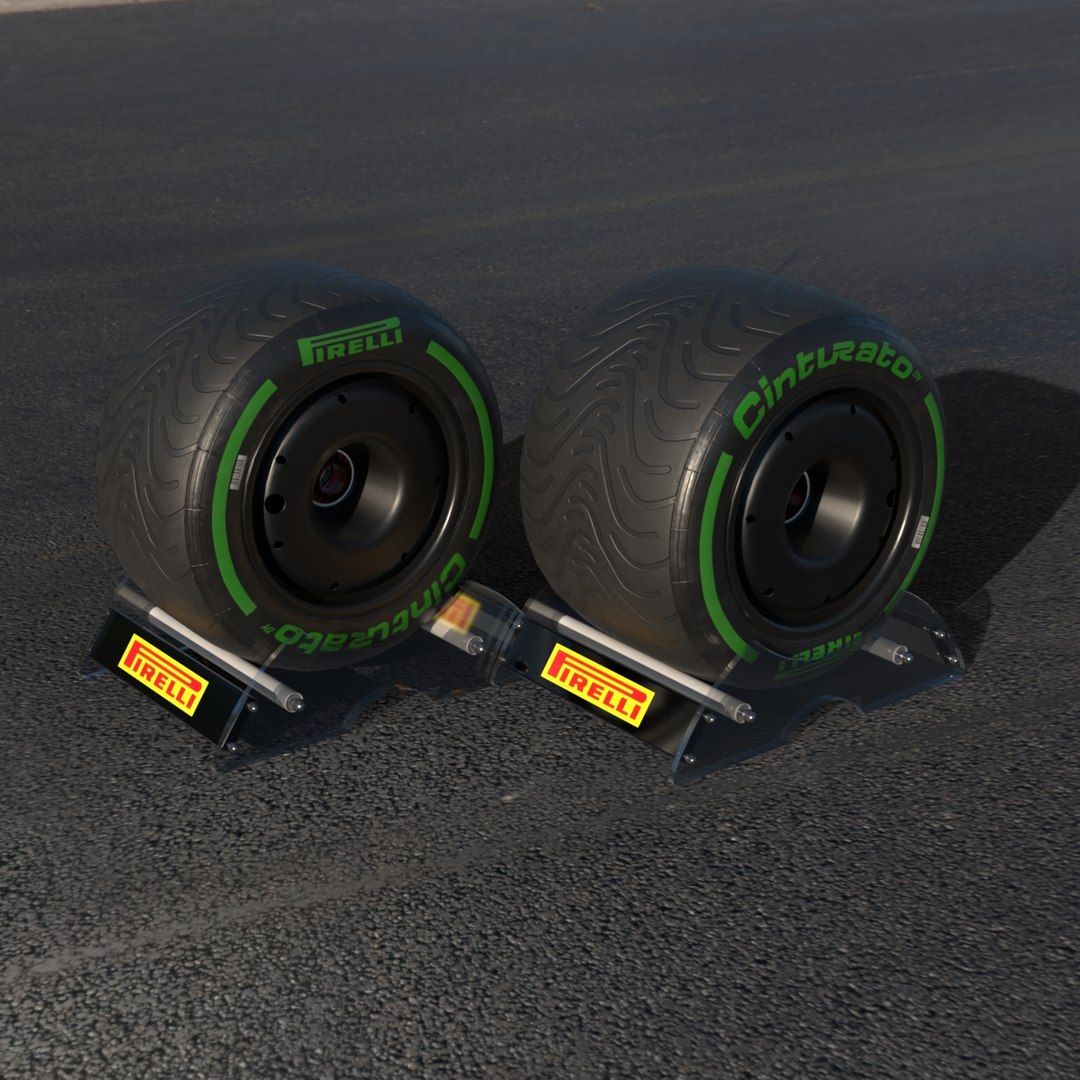 3D F1 2024 Wheels Pack - TurboSquid 2291360