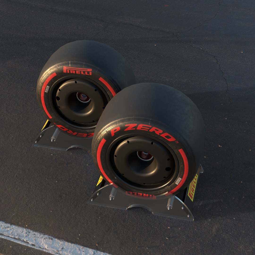 3D F1 2024 Wheels Pack - TurboSquid 2291360