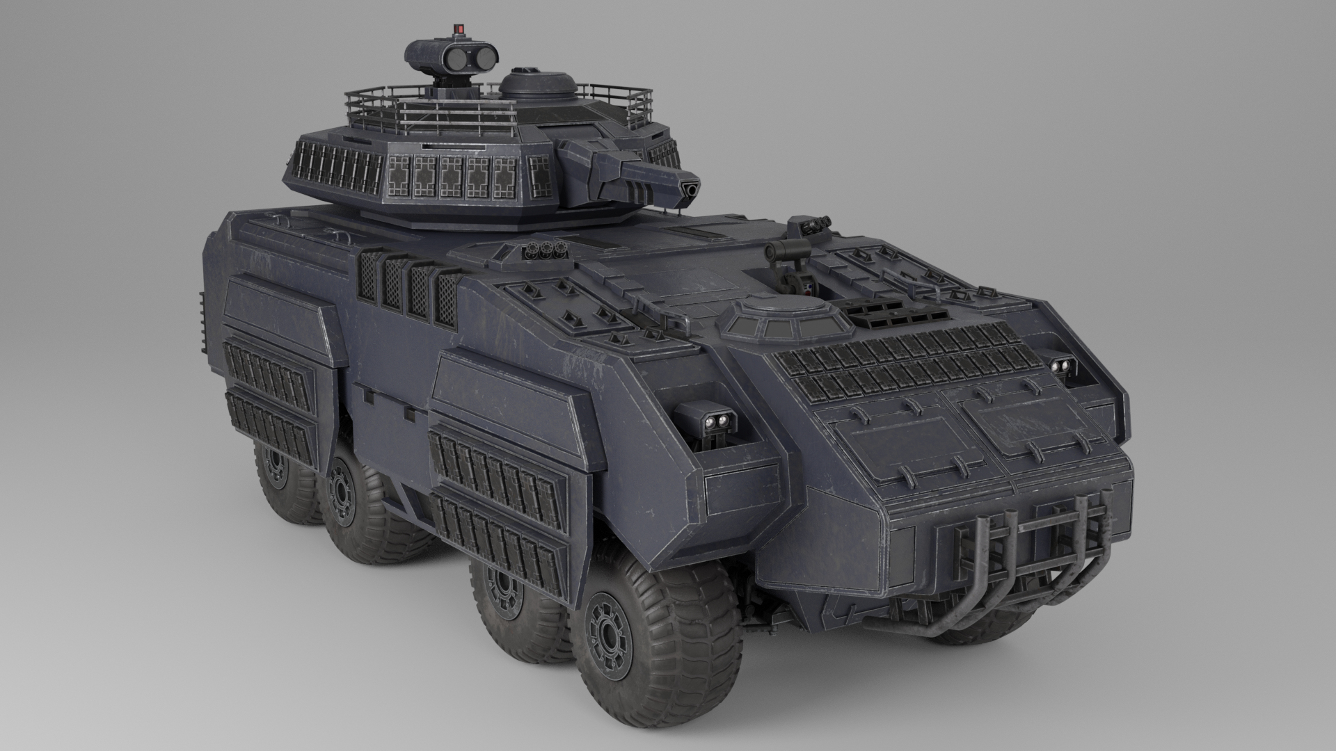 Modelo 3d Vehículo Militar APC - TurboSquid 1673785