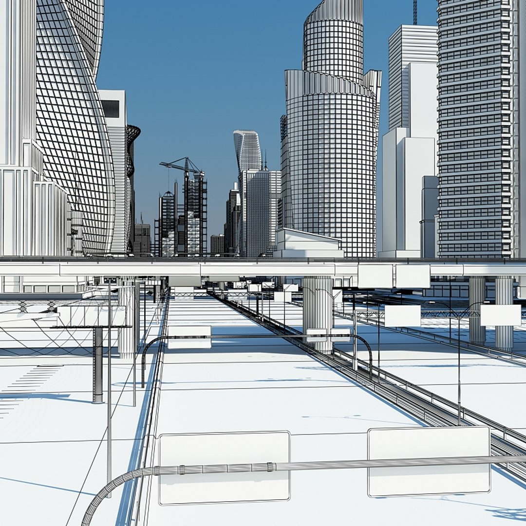 Definition Cityscape 3d Model