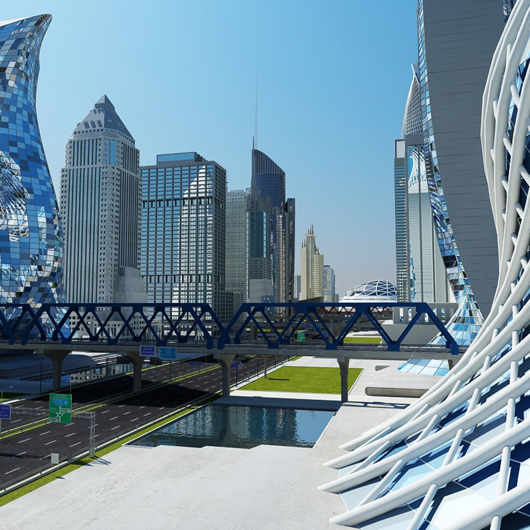 Definition Cityscape 3d Model