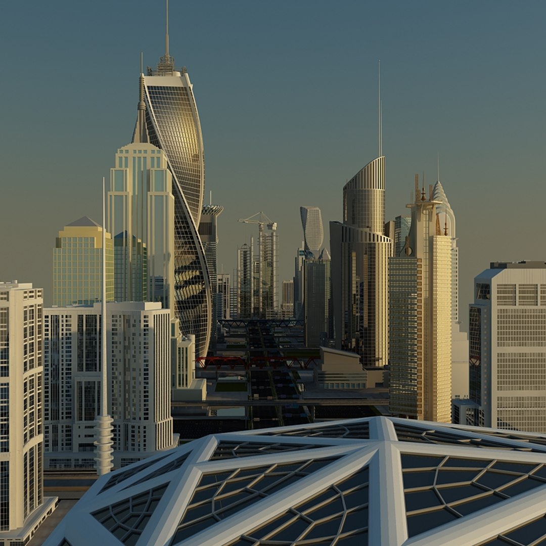 Definition Cityscape 3d Model