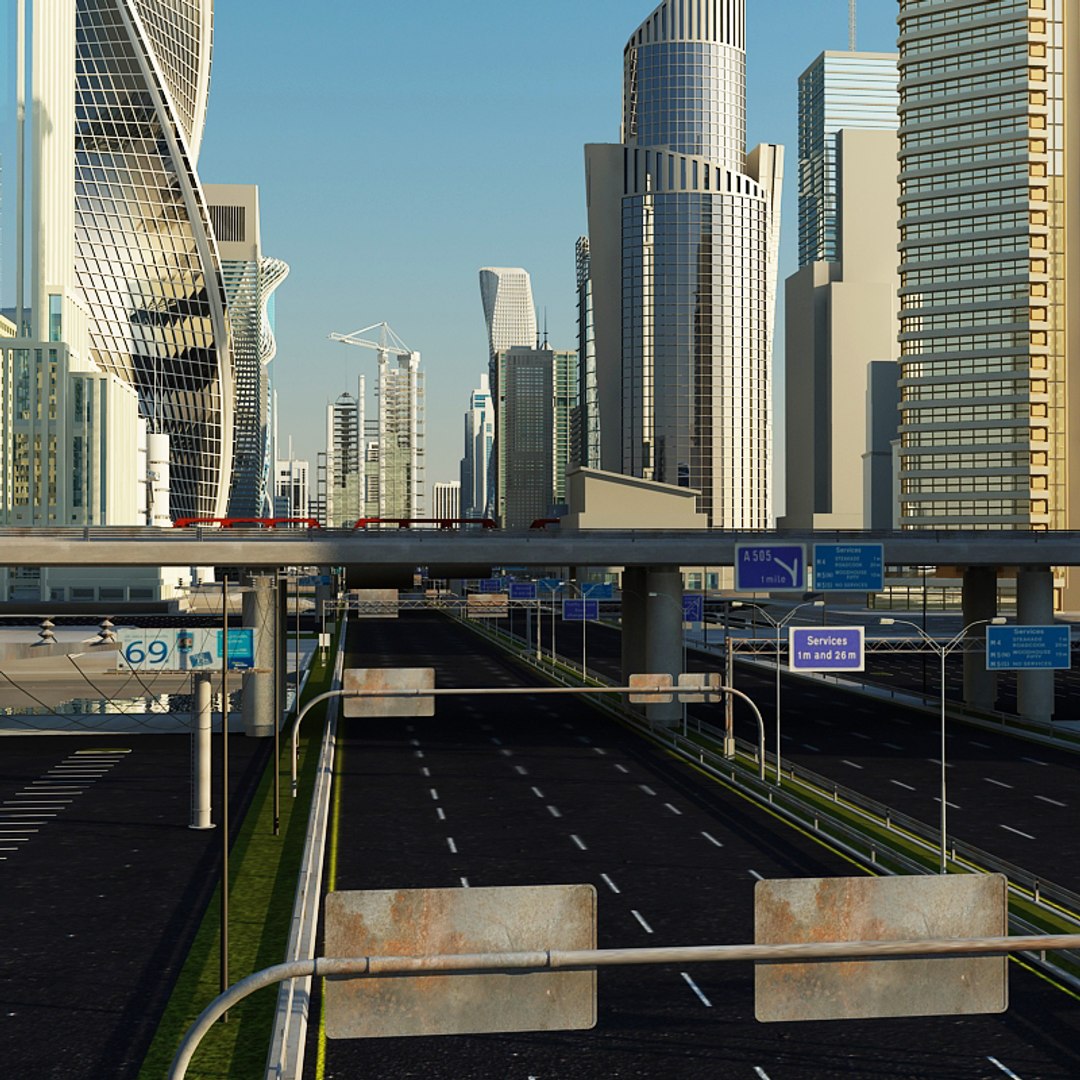 Definition Cityscape 3d Model