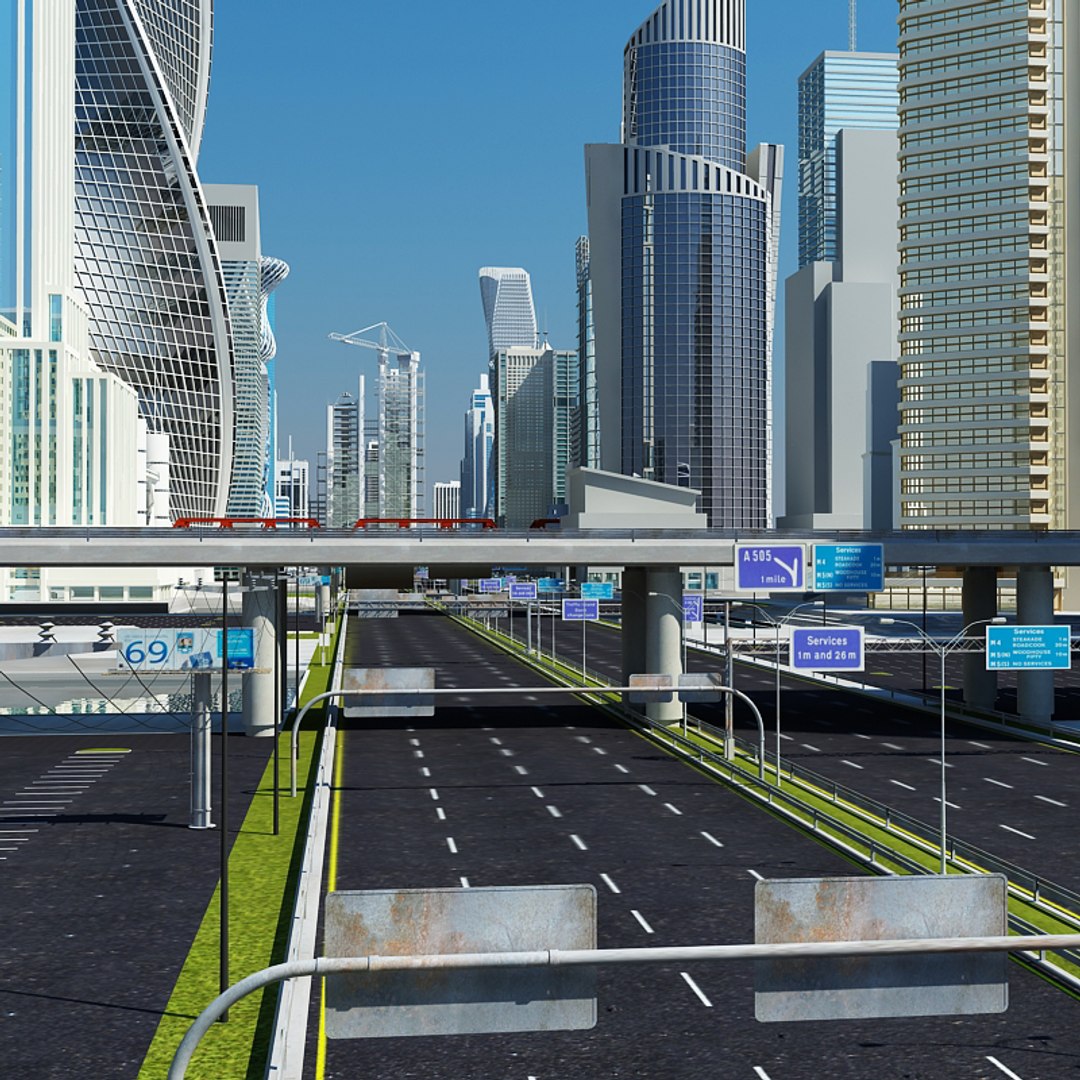 Definition Cityscape 3d Model
