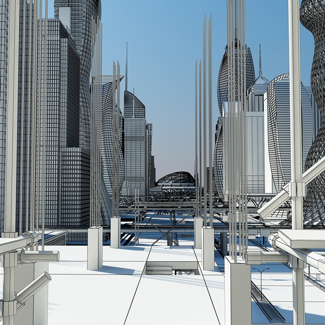 Definition Cityscape 3d Model