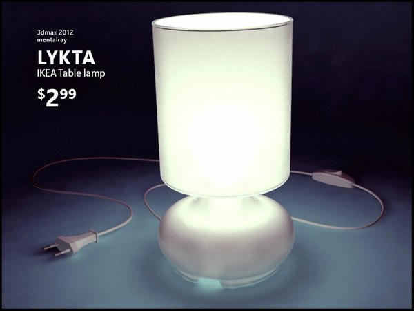 salto pariteit Mevrouw LYKTA IKEA LAMP Modelo 3D - TurboSquid 846909