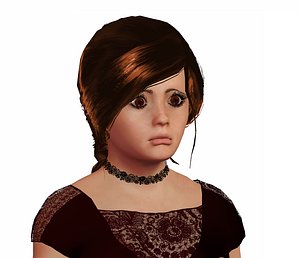 3D girl carton