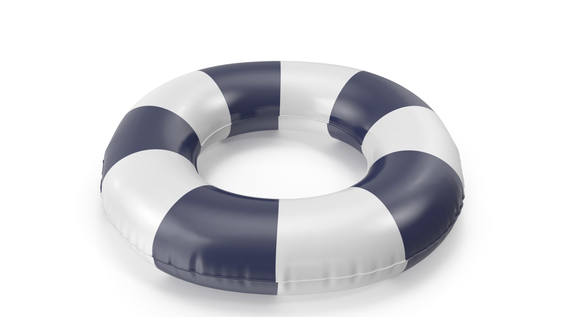 Pool Tubes with Dark Blue Striped Print 3D model - TurboSquid 1753650