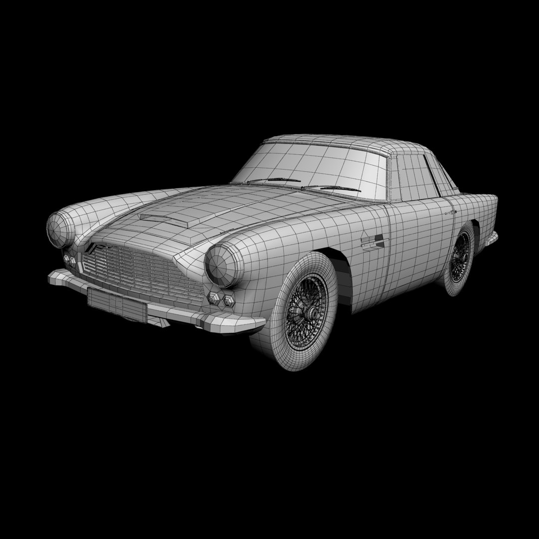 1962 Aston Martin Db4 Model - TurboSquid 1345398