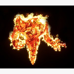 3D model Fire elemental