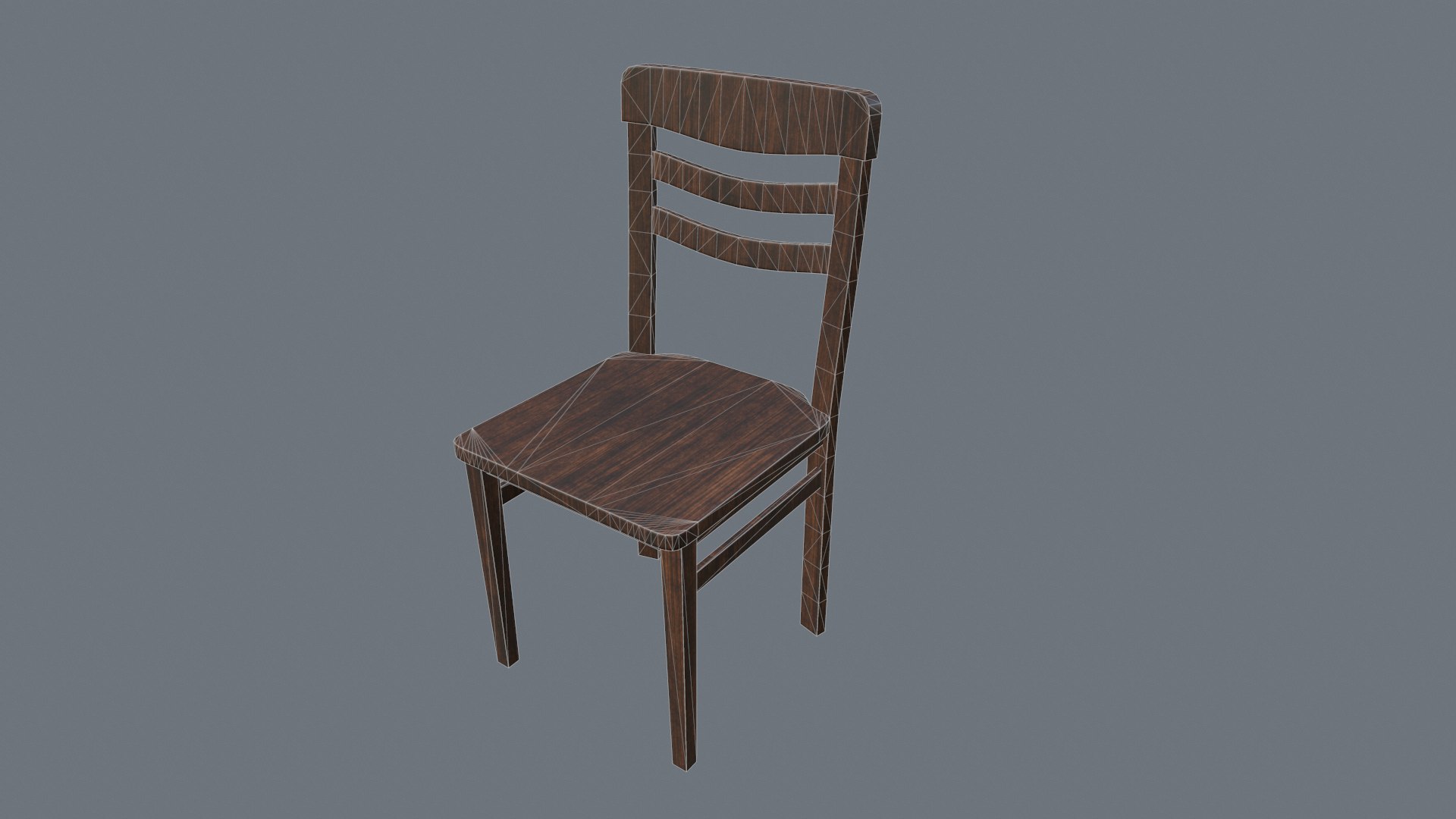 Ready kitchen chairs model - TurboSquid 1371724