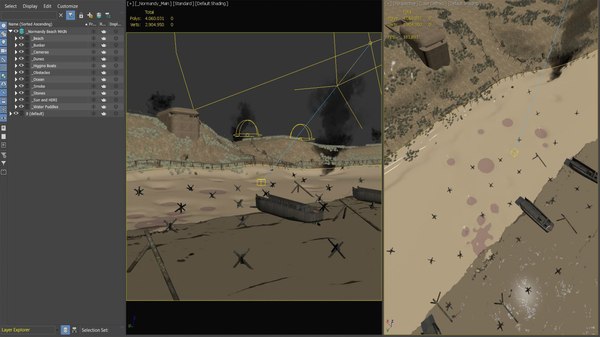 3D Normandy Beach WW2 model - TurboSquid 1765025
