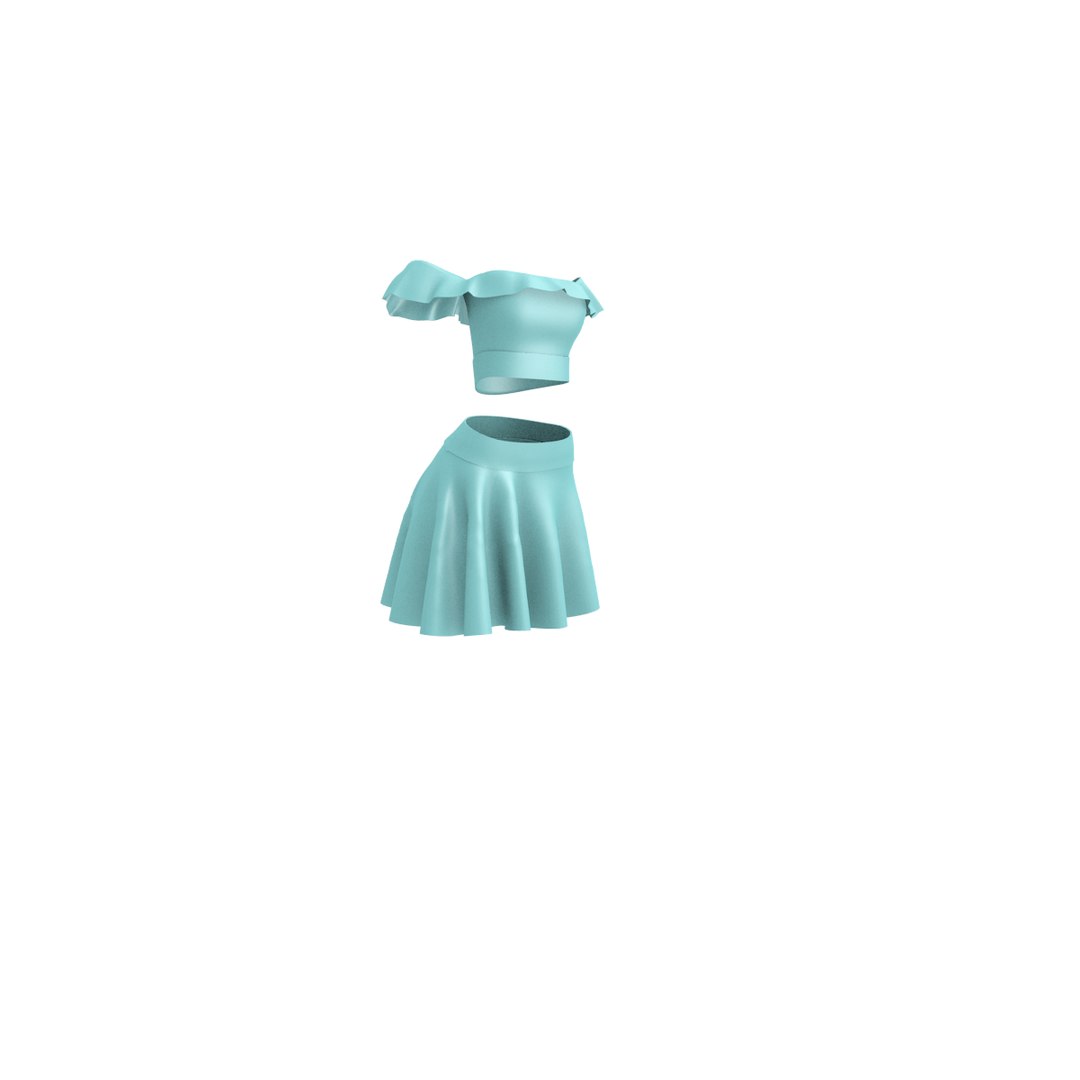 3D summer dress - TurboSquid 1309945