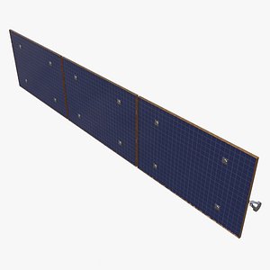 Satellite Solar Panel Array
