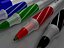 Pens (3DS, MAX, OBJ)