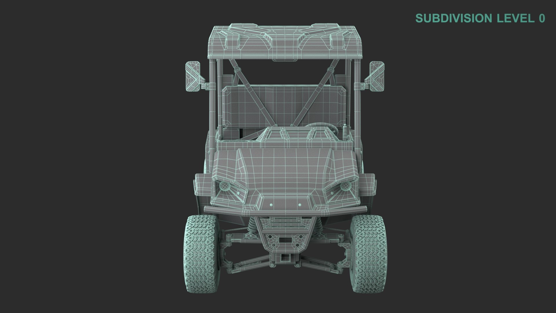 3D Electric UTV Model - TurboSquid 1895135