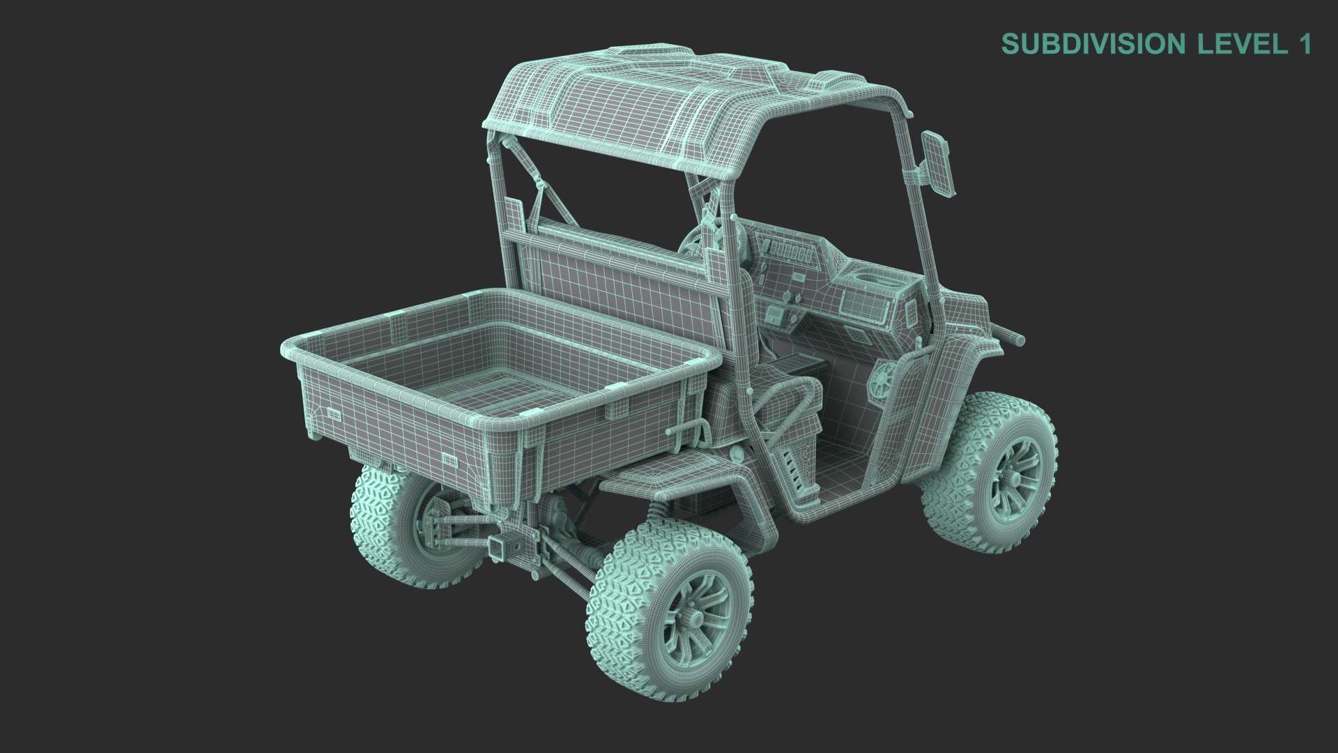3D Electric UTV Model - TurboSquid 1895135