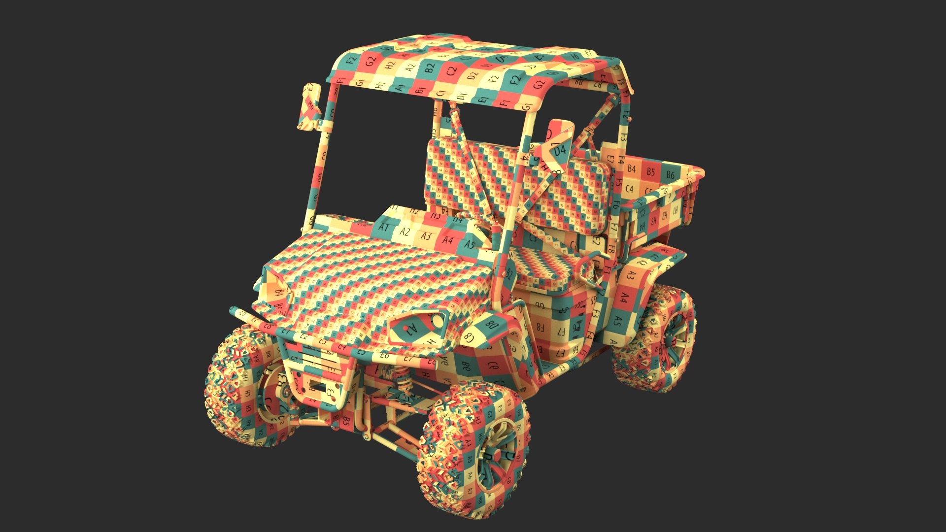 3D Electric UTV Model - TurboSquid 1895135