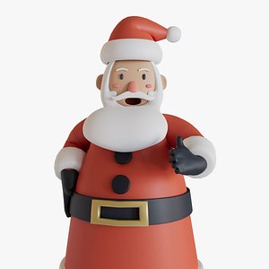 Santa 2021- Illustration CharacterOnly 3D model by Yoshiki 3D model1
