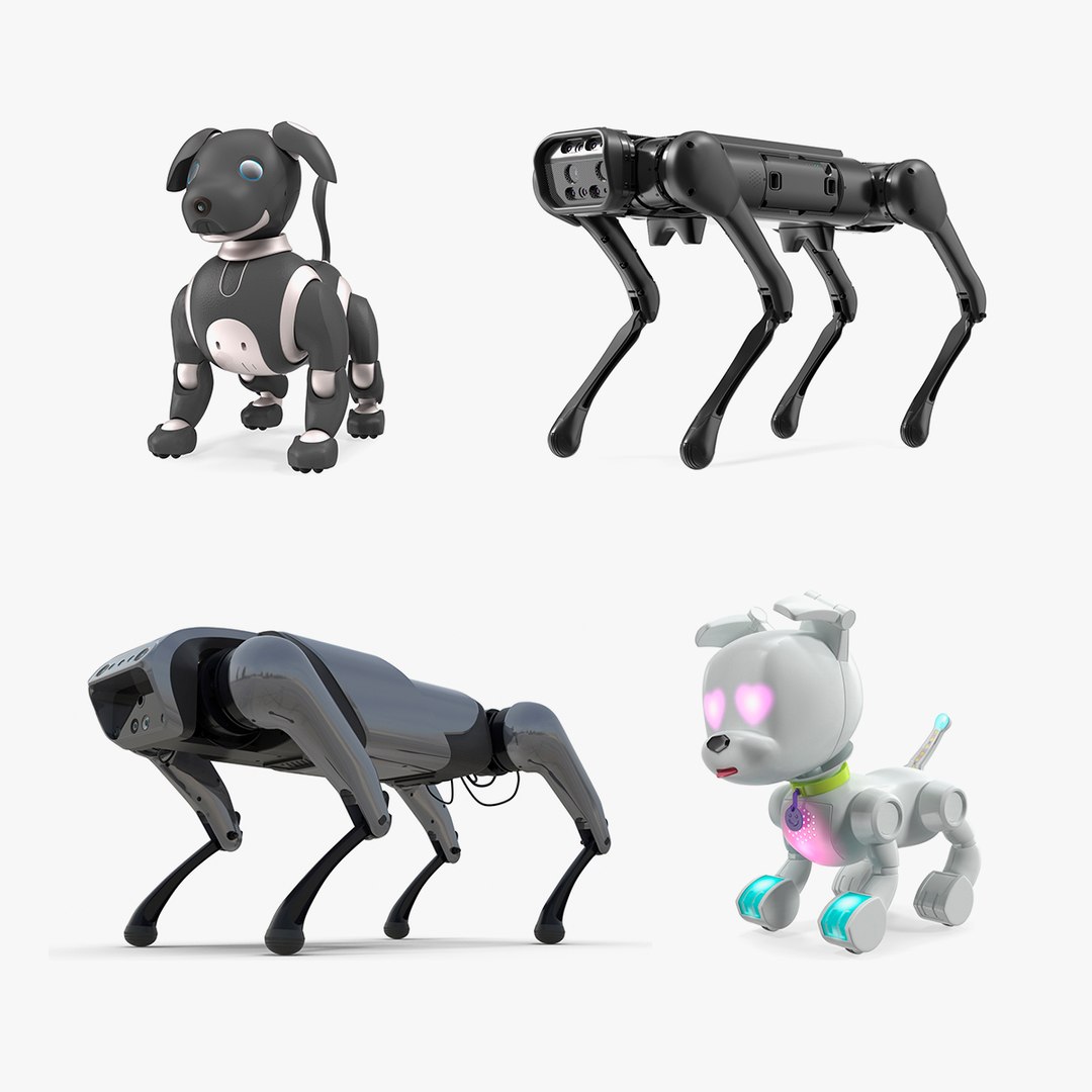 Robots Dog Collection 2 3D model preview