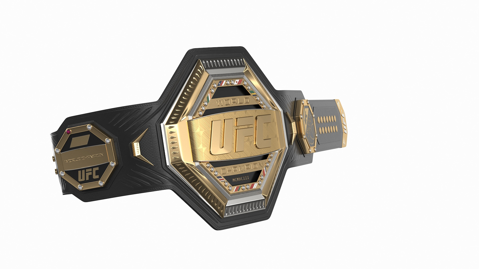 modèle 3D de Ceinture de champion UFC - TurboSquid 1475419