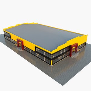 Retail store 3D model