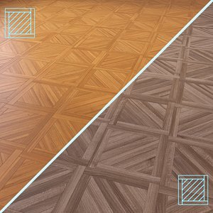 Parquet - Laminate - Wooden floor 2 in 1 model