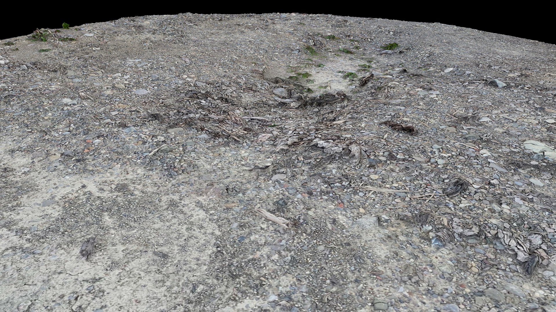3D Gravel Ground 02 - 3D Photogrammetry Model Scan Of Gravel And Sand ...