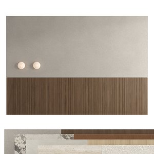Headboard Decorative wall panels set 04