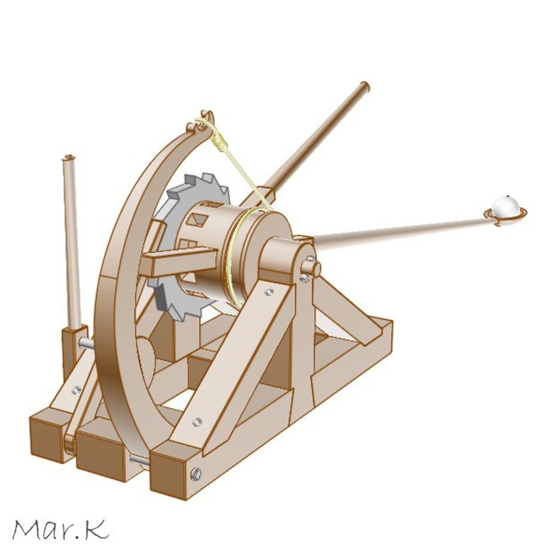 3dm Catapult Leonardo Da