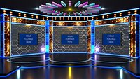 virtual set tv studio