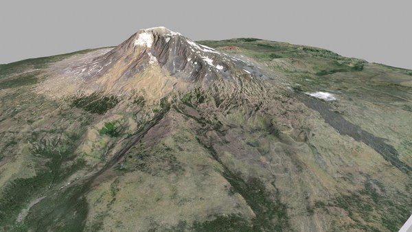 3D model Mount Adams Wilderness