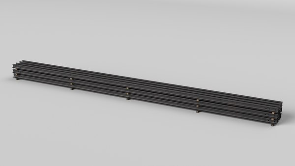 3D Stacked Rails P65 - TurboSquid 1923862