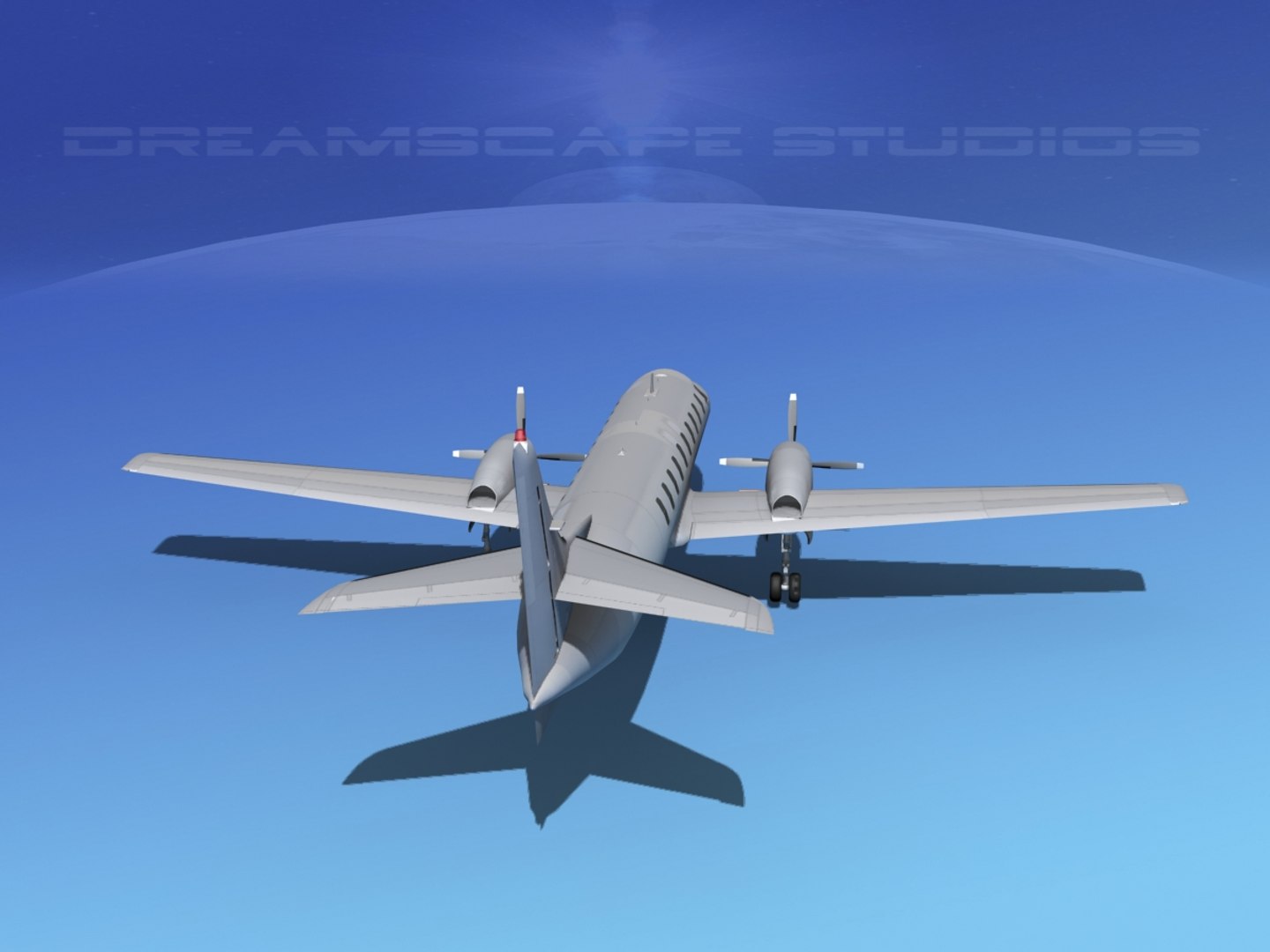 3d metroliner sa226 swearingen model