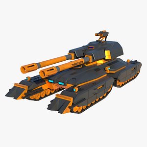 3D Tank Tyrant-001A model