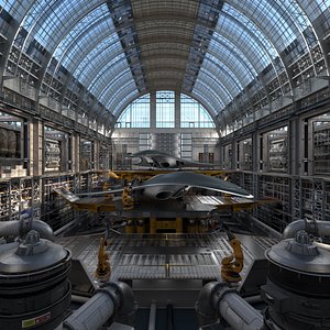 Conceptual Maintenance Center for Low-orbit Vehicles
