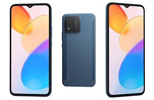 Honor X5 Blue Low Poly 3D model