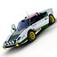 3d model lancia stratos rally car