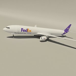 3d airbus fedex cargo