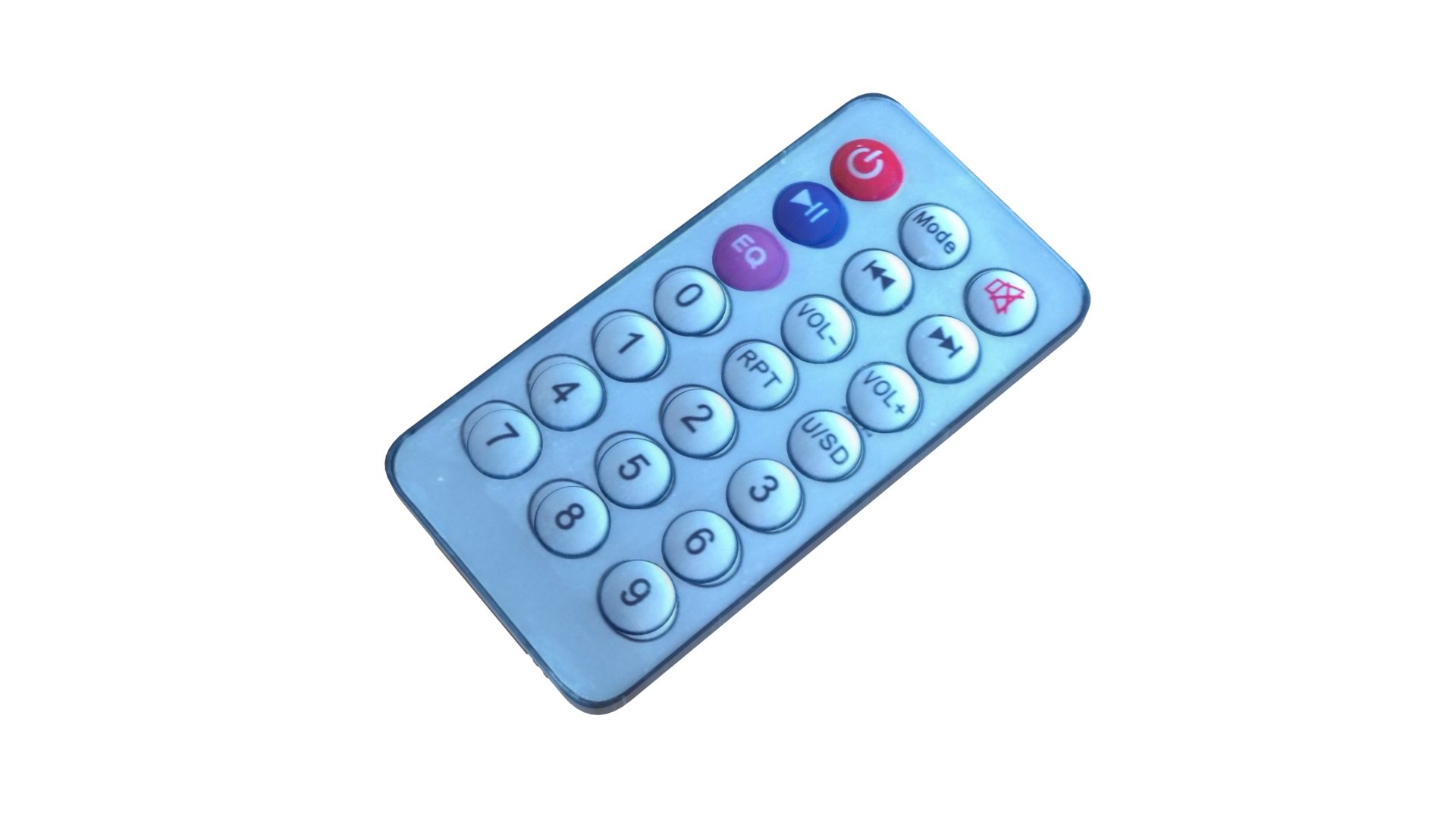 Music Speaker Remote Control 3D Model TurboSquid 1910444