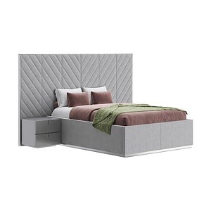 3D Bed REGENCY White model
