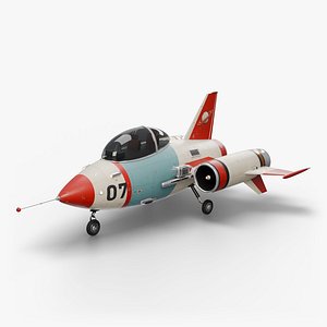 Retro Space Ship - 1950s Rocket Fighter