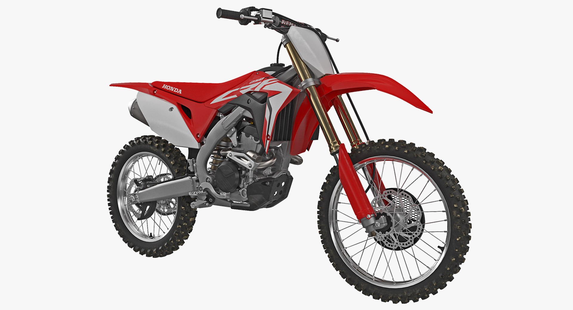 Competition Motorcycle Honda CRF250R 2018 3D model preview